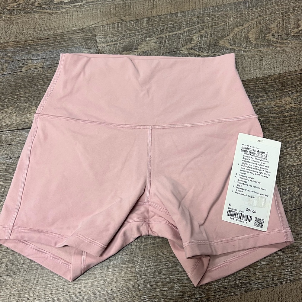 lululemon athletica Pink High-Rise Athletic Shorts